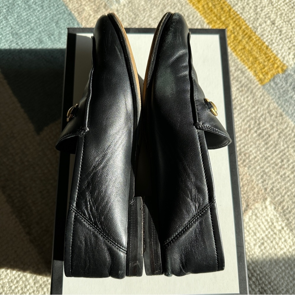 Gucci Brixton Horsebit Leather Loafers - Picture 5 of 10
